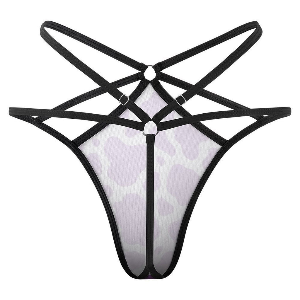 Purple Cow Thong