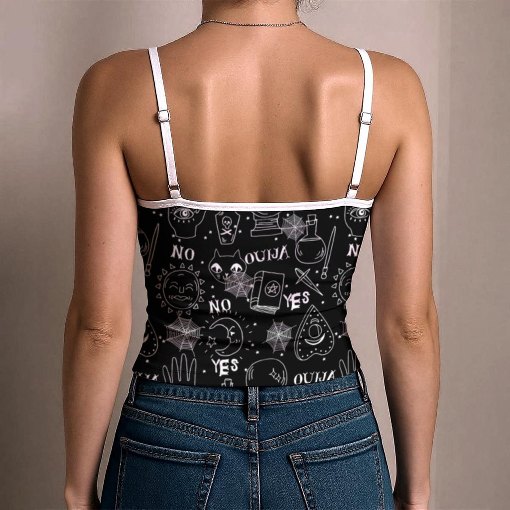 Gothic Spaghetti Strap Tank Top