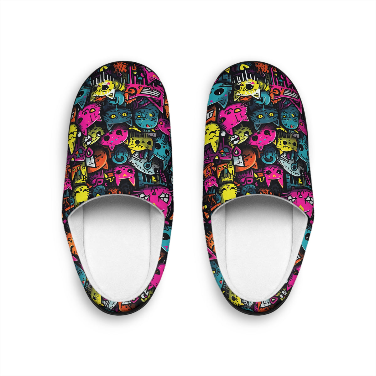 Crazy Cat Lady Indoor Slippers
