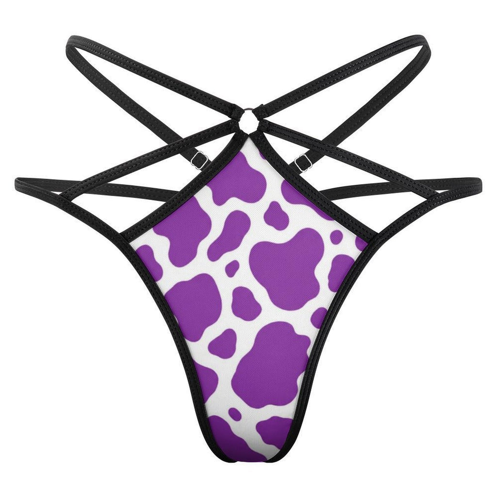 Purple Cow Thong