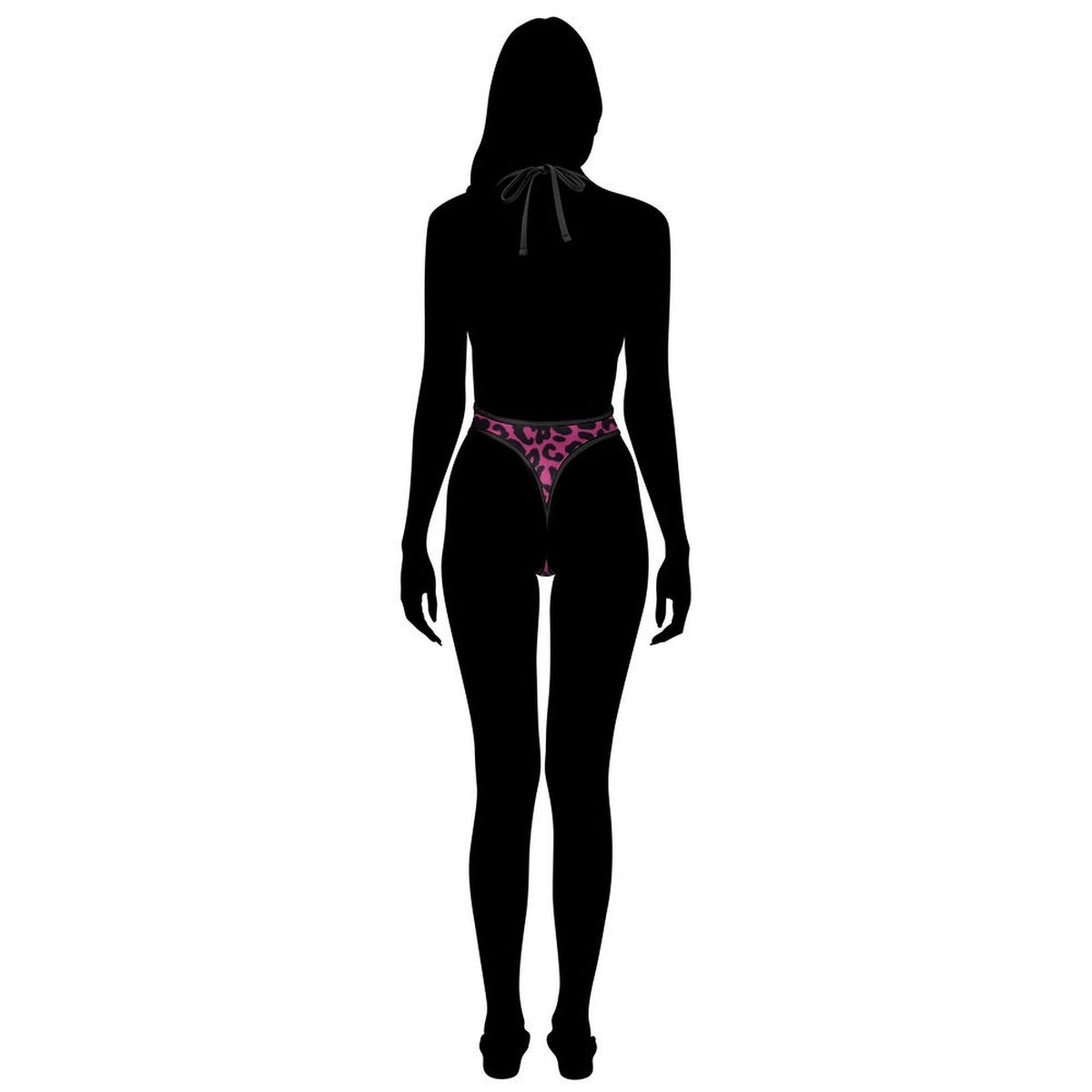 Pink Cheetah Deep-V One-Piece