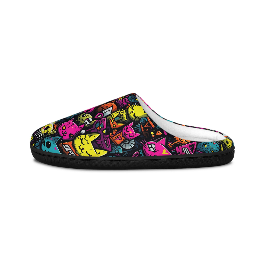 Crazy Cat Lady Indoor Slippers