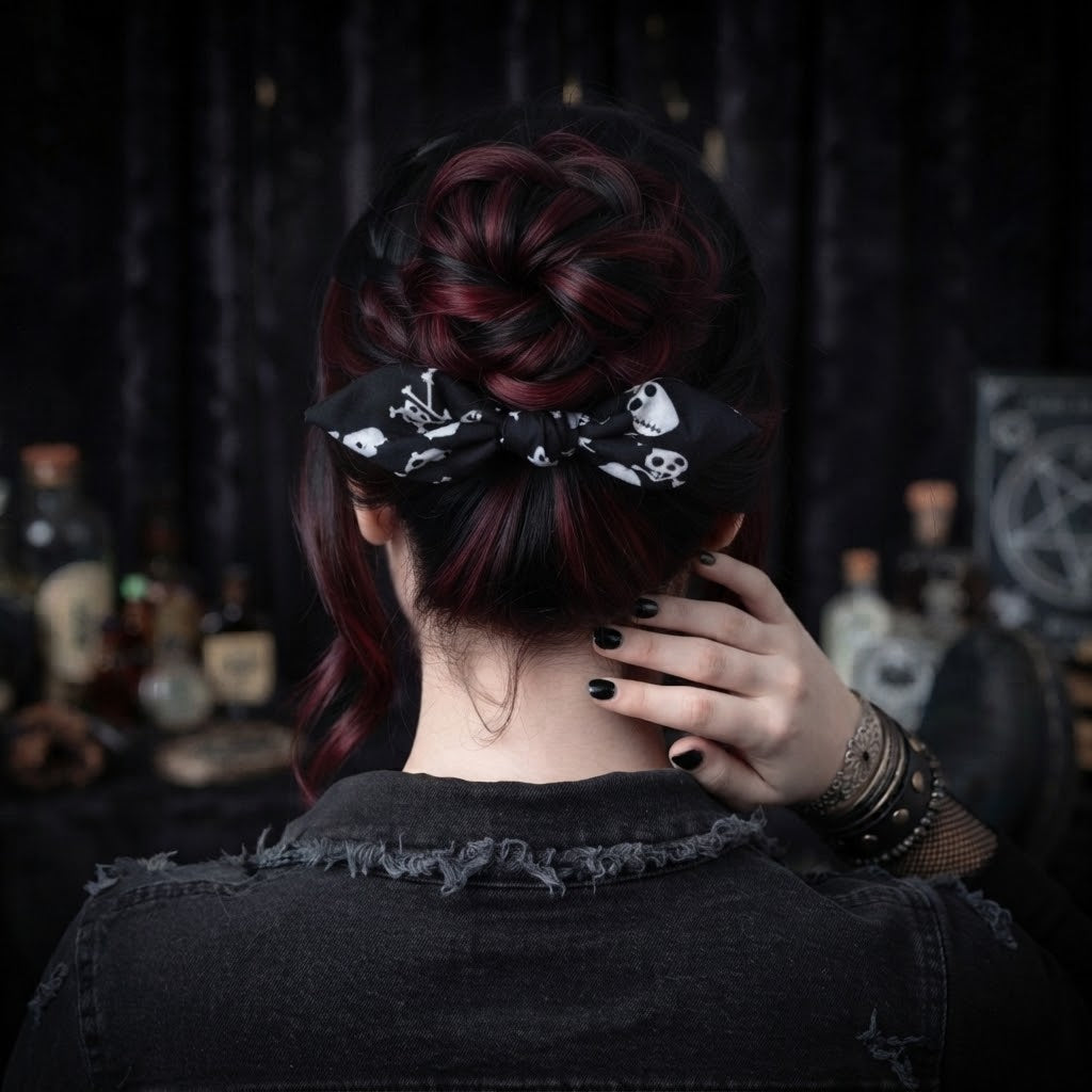 Skull Cutie Scrunchie
