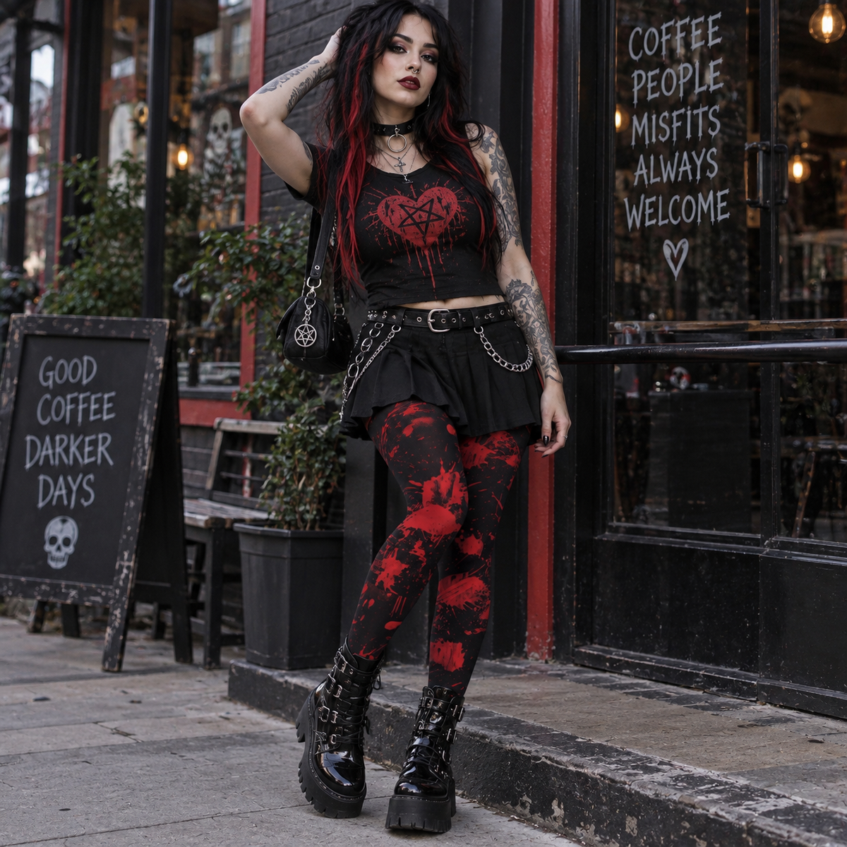 Blood Bath High-Stretch Tights