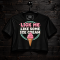 Lick Me crop top
