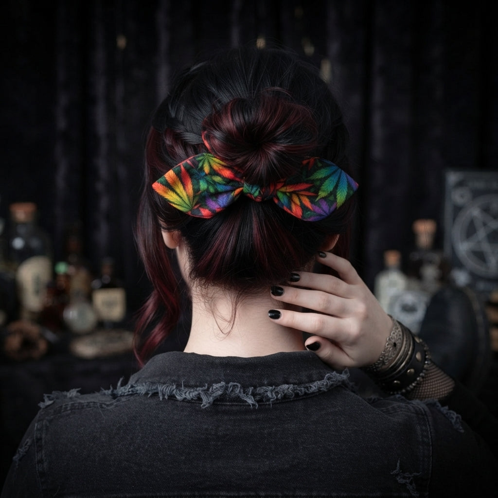 Rainbow 420 Scrunchie