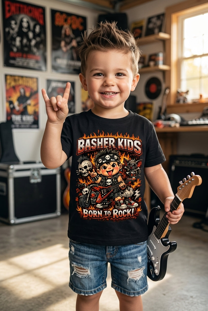 Rock On Toddler Short Sleeve Tee