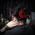 Red Plaid Scrunchie